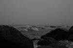 Foggy Day Waves B&W 11